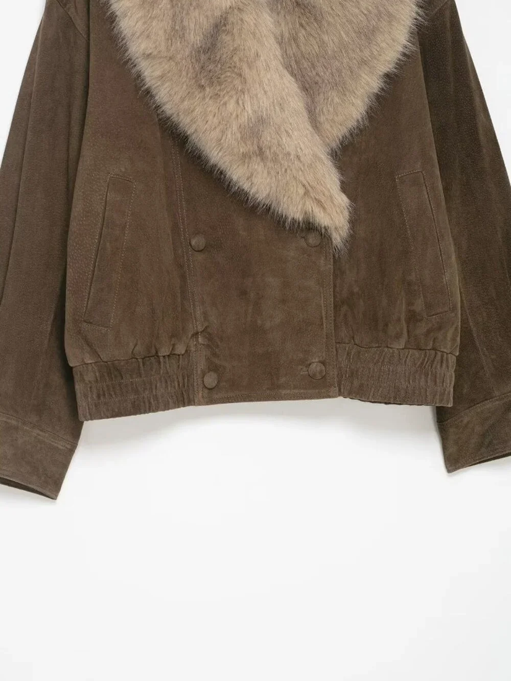 Grayish Brown Casual Women's Jacket